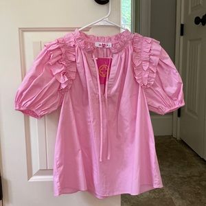 Buddy Love Essie Top in Pink! NWT